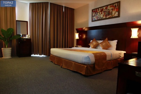Phòng nghỉ tại Dakruco Hotel đem đến cảm giác ấm cúng